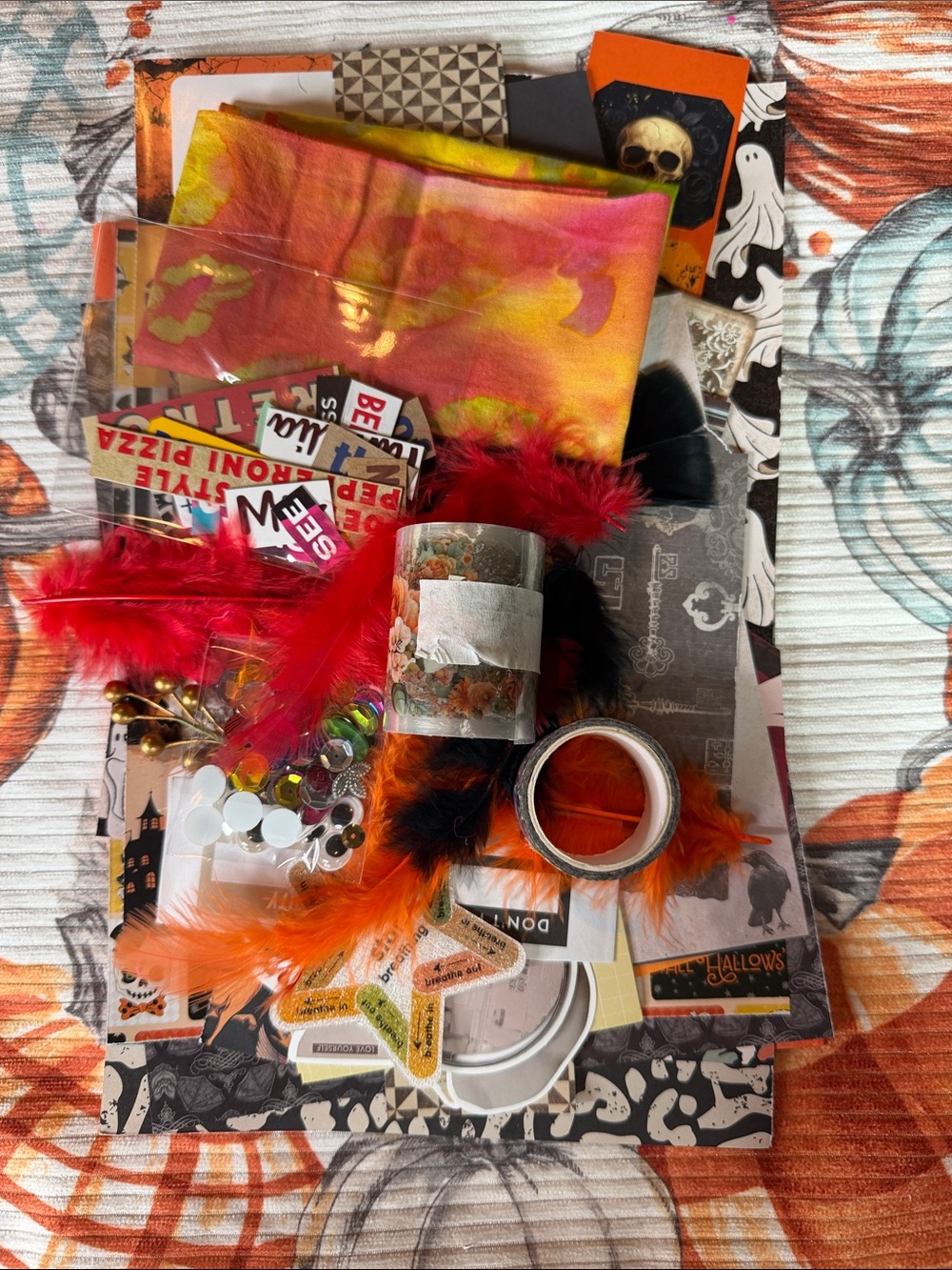 Halloween Junk Journal Supplies